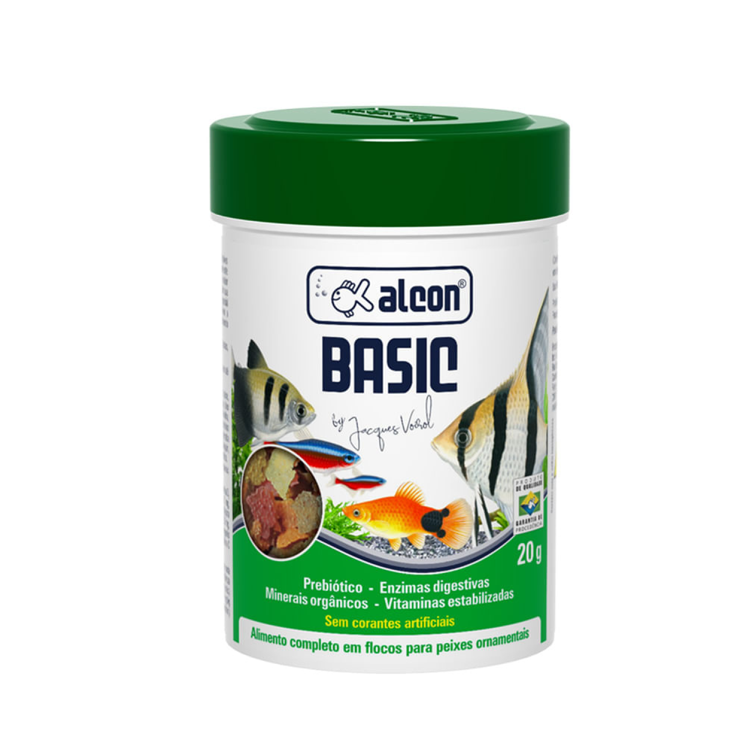 Ração em Flocos para Peixes Basic Alcon 20 g